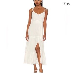 PAIGE White Midi Dress
